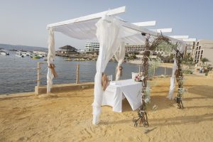 beach wedding in Malta