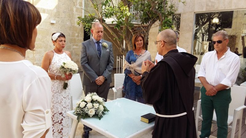 Marriage blessing in Malta