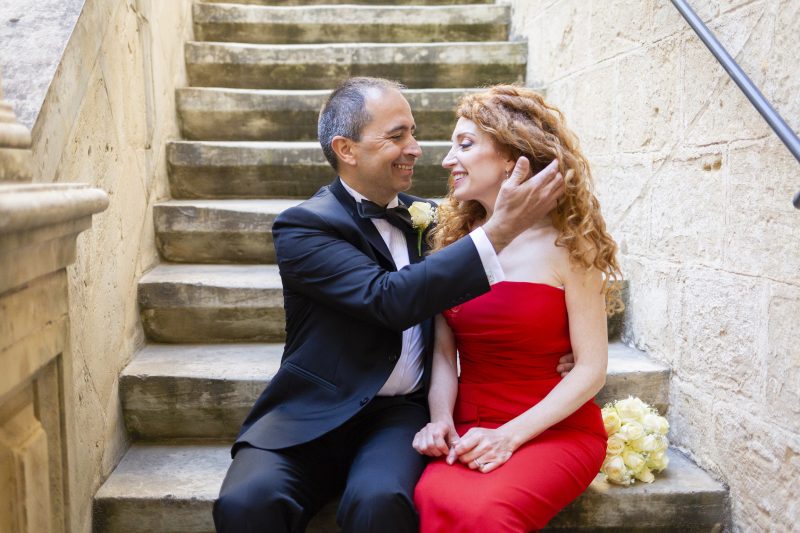 Intimate wedding in Mdina