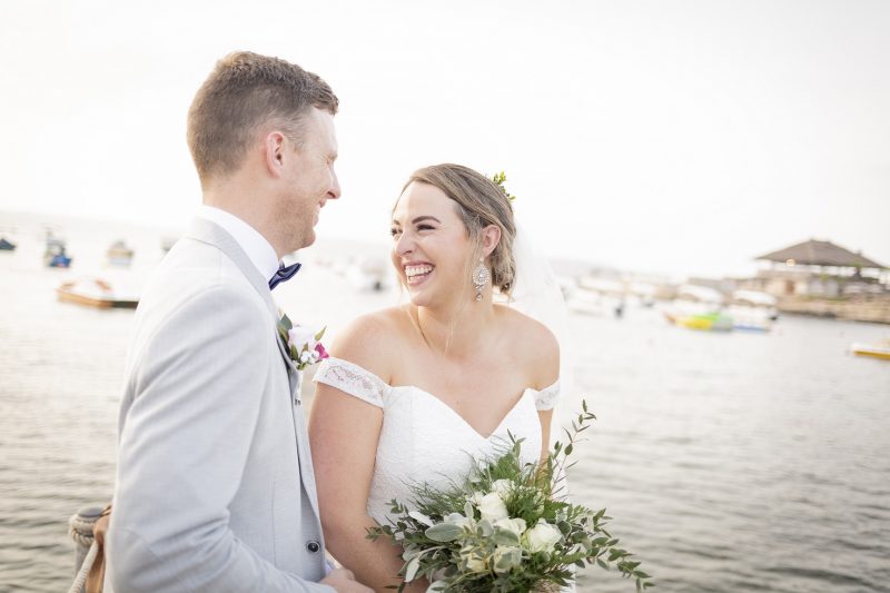 Wedding on the waters edge in Malta