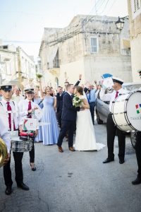Wedding musical procession