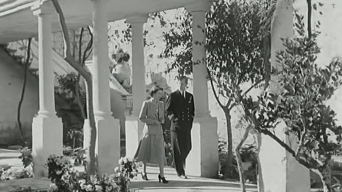 Queen Elizabeth and Duke during their honeymoon in Malta