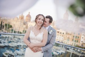 Rae & Thomas's destination wedding in Malta
