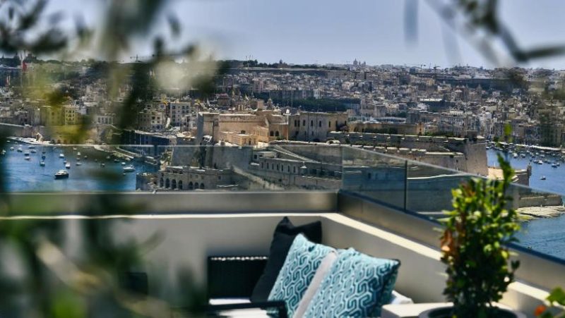Roof terrace venue Valletta